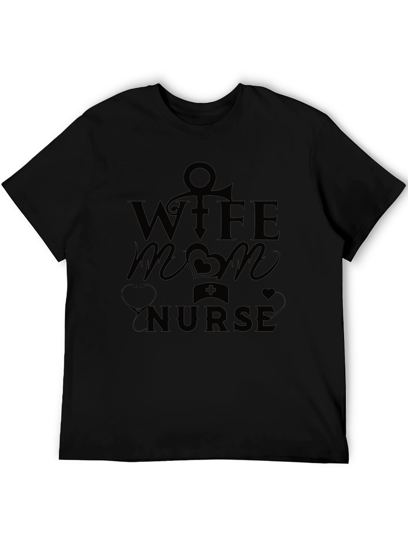 Wife Mom Nurse Graphic T-Shirt