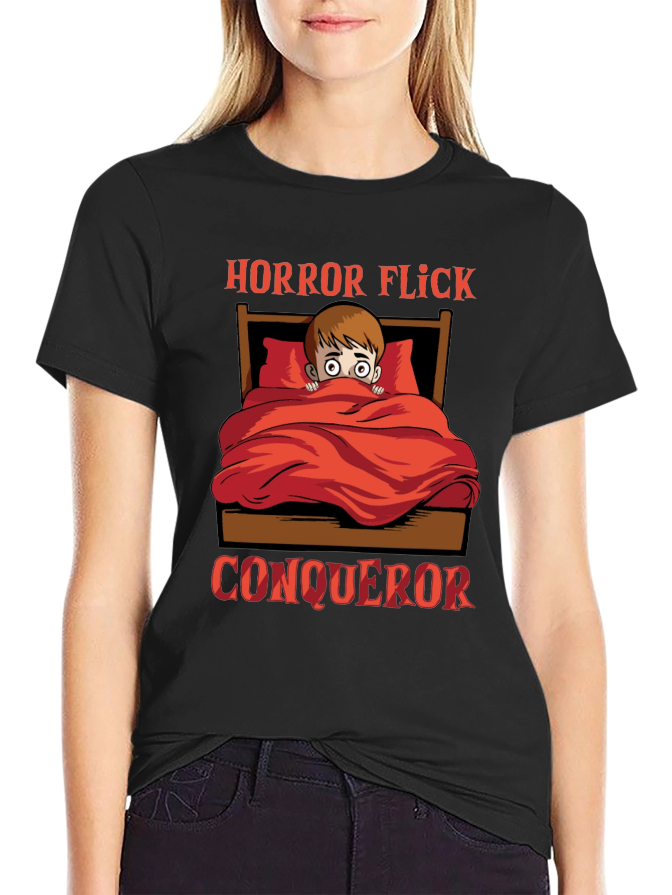 Horror Flick Conqueror Graphic Tee