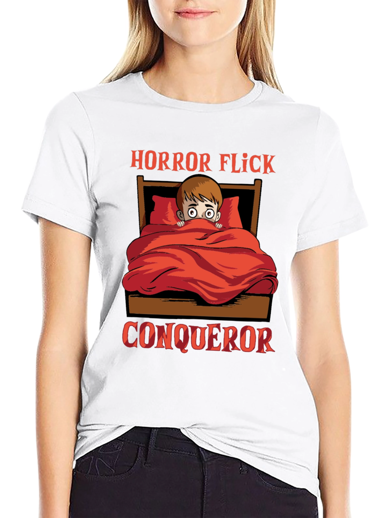 Horror Flick Conqueror Graphic Tee