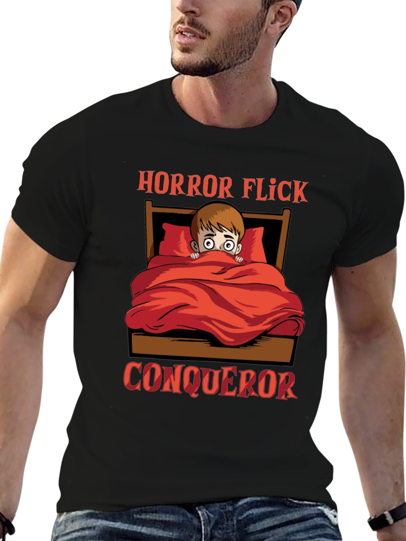 Horror Flick Conqueror Graphic Tee