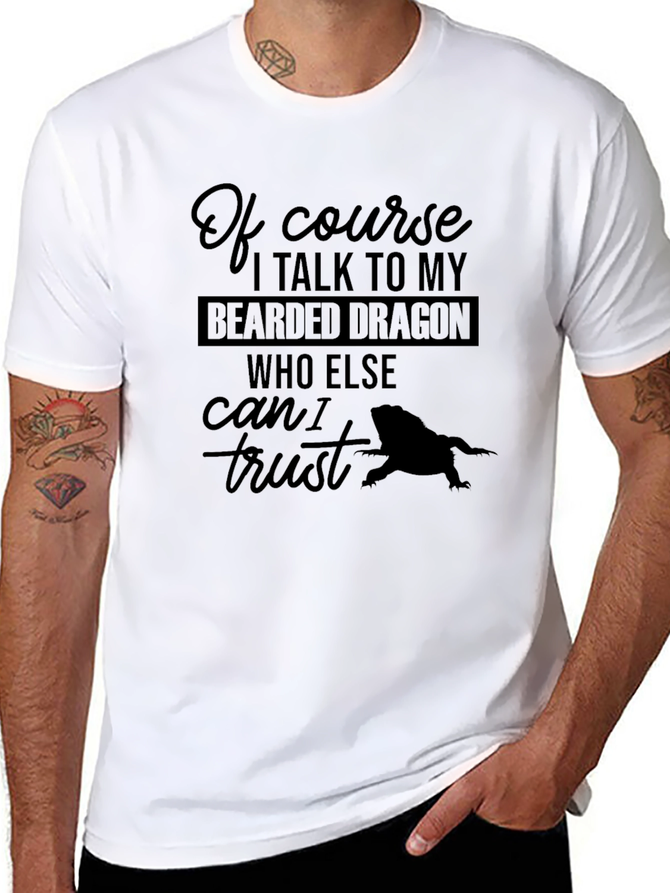 Bearded Dragon T-Shirt: I Talk to My Bearded Dragon