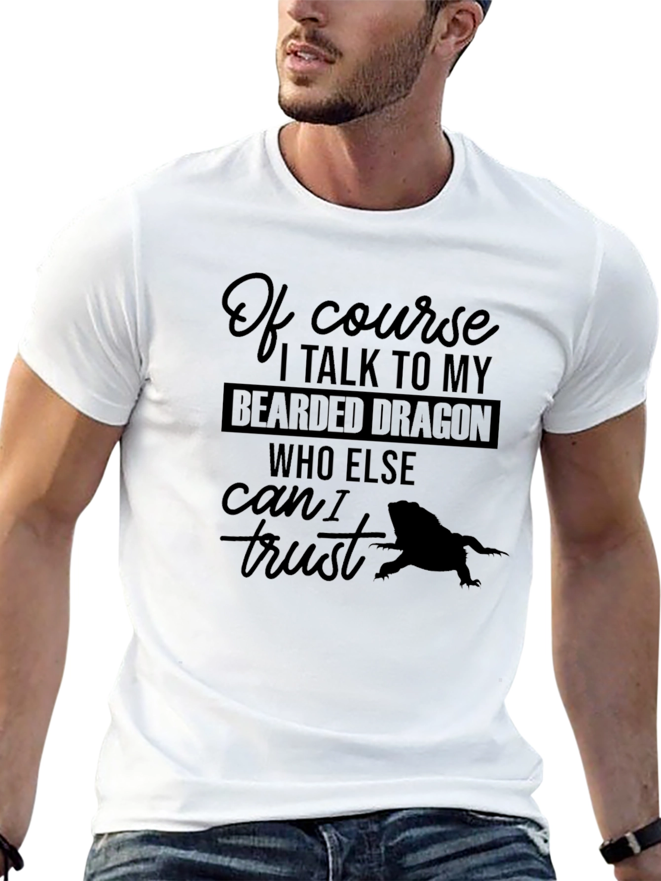 Bearded Dragon T-Shirt: I Talk to My Bearded Dragon