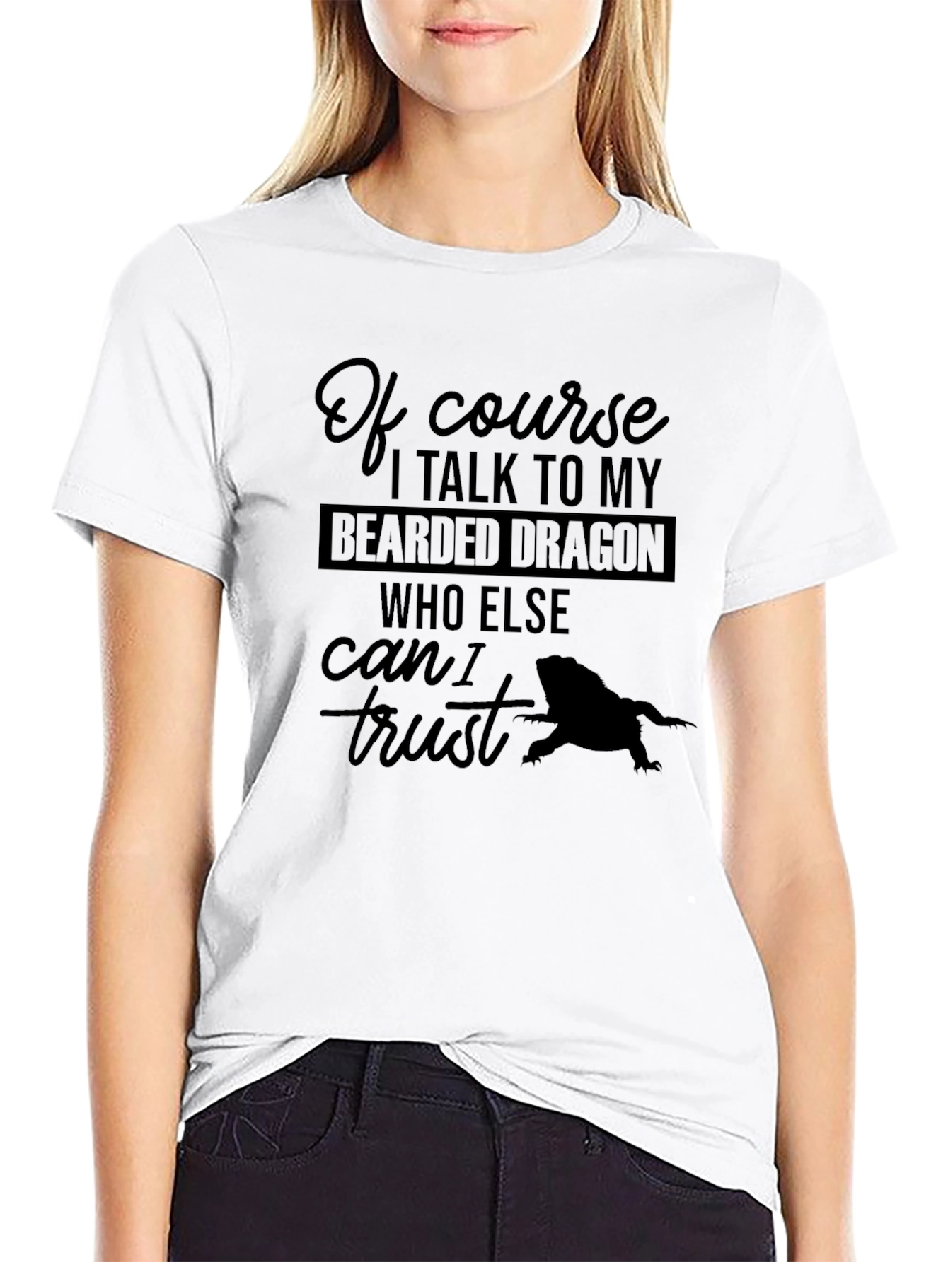 Bearded Dragon T-Shirt: I Talk to My Bearded Dragon