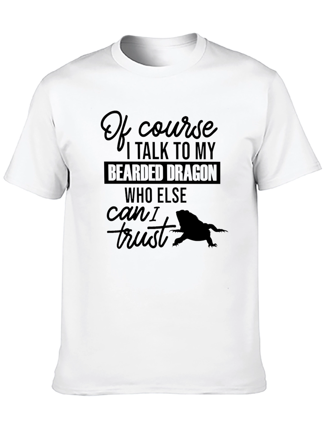Bearded Dragon T-Shirt: I Talk to My Bearded Dragon