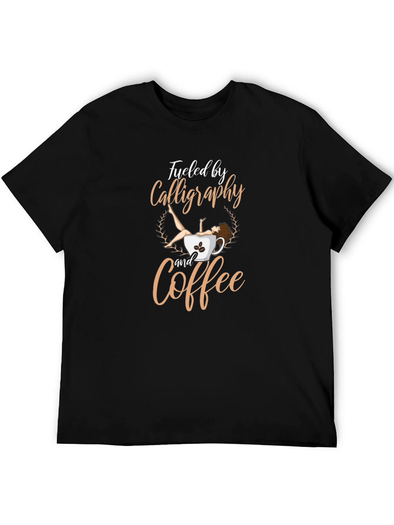 Calligraphy & Coffee Graphic Tee