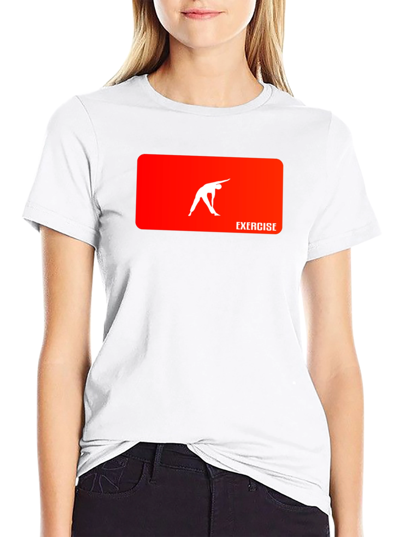 Exercise Graphic Tee - Black