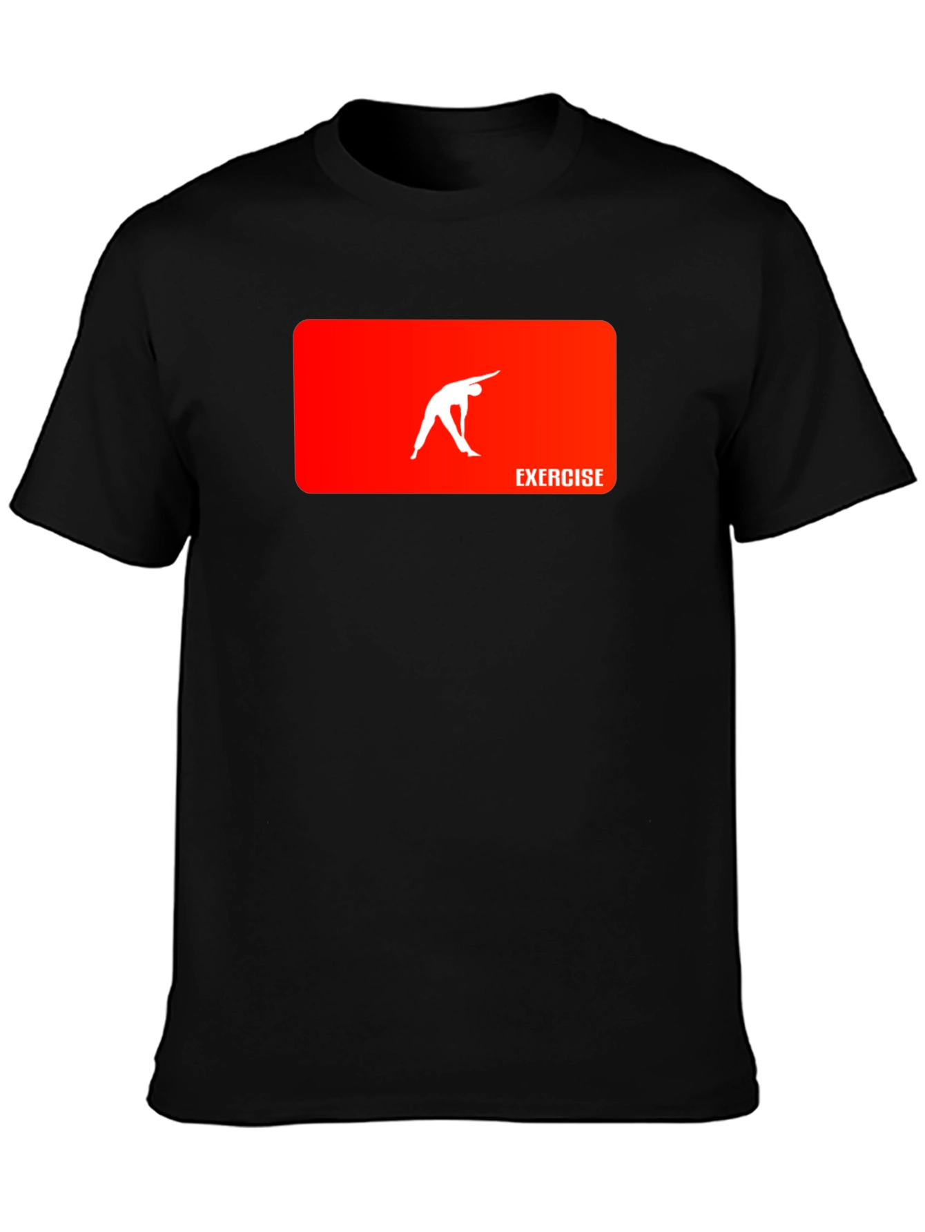 Exercise Graphic Tee - Black