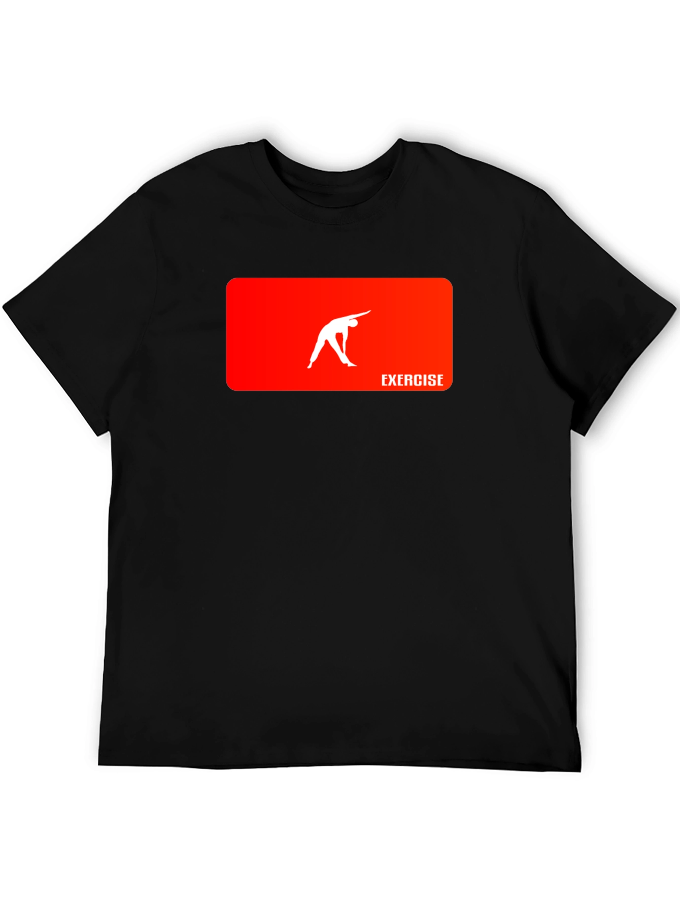 Exercise Graphic Tee - Black