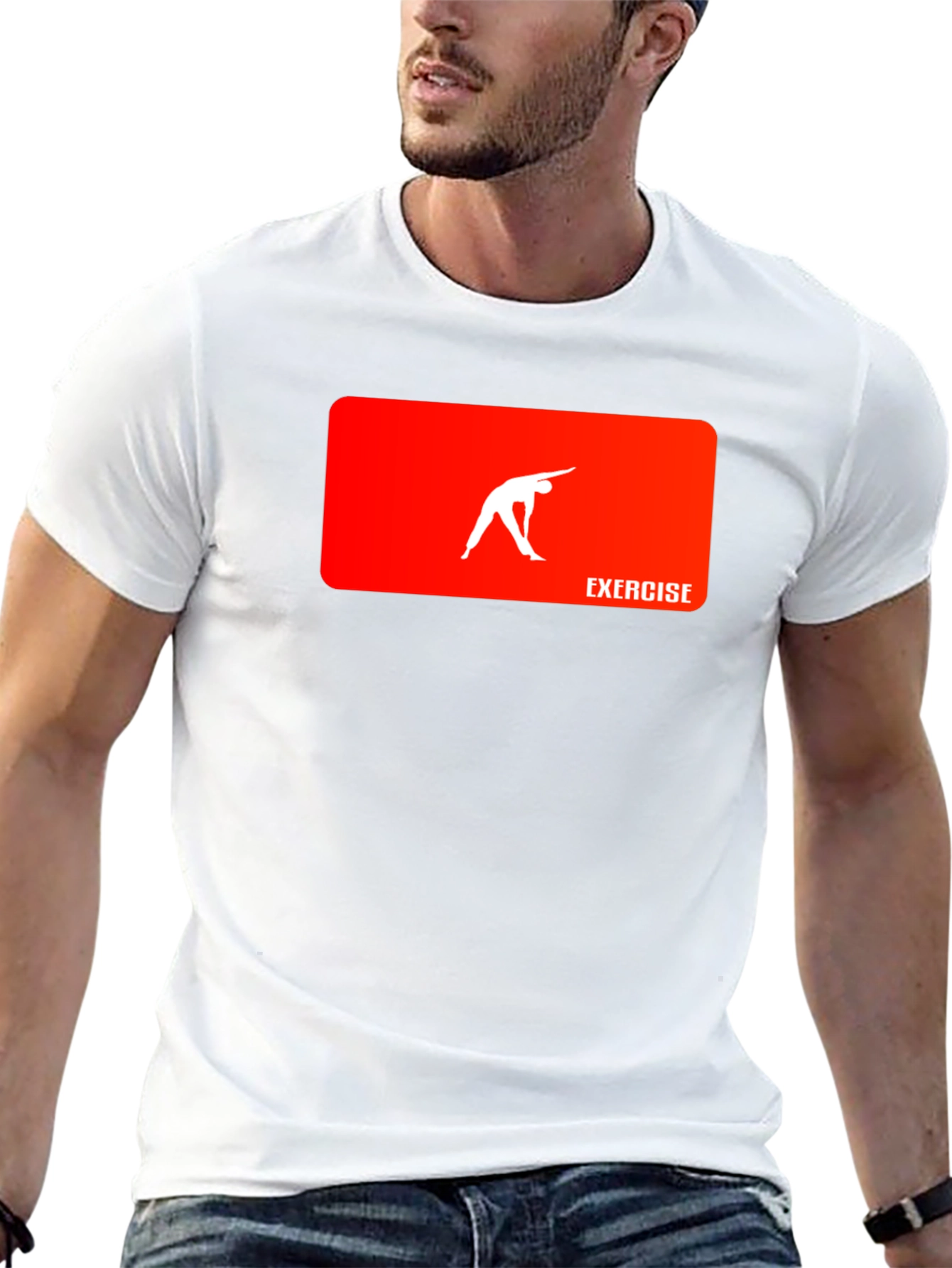 Exercise Graphic Tee - Black