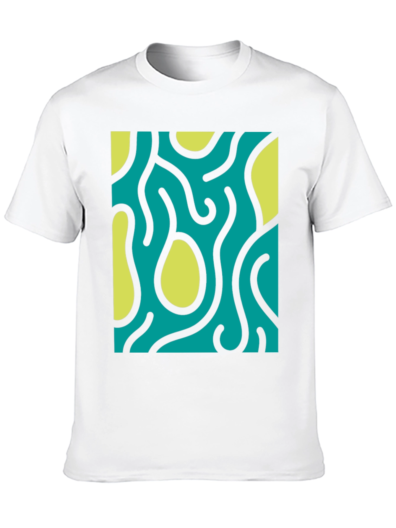 Abstract Pattern Graphic T-Shirt - Stylish Casual Wear
