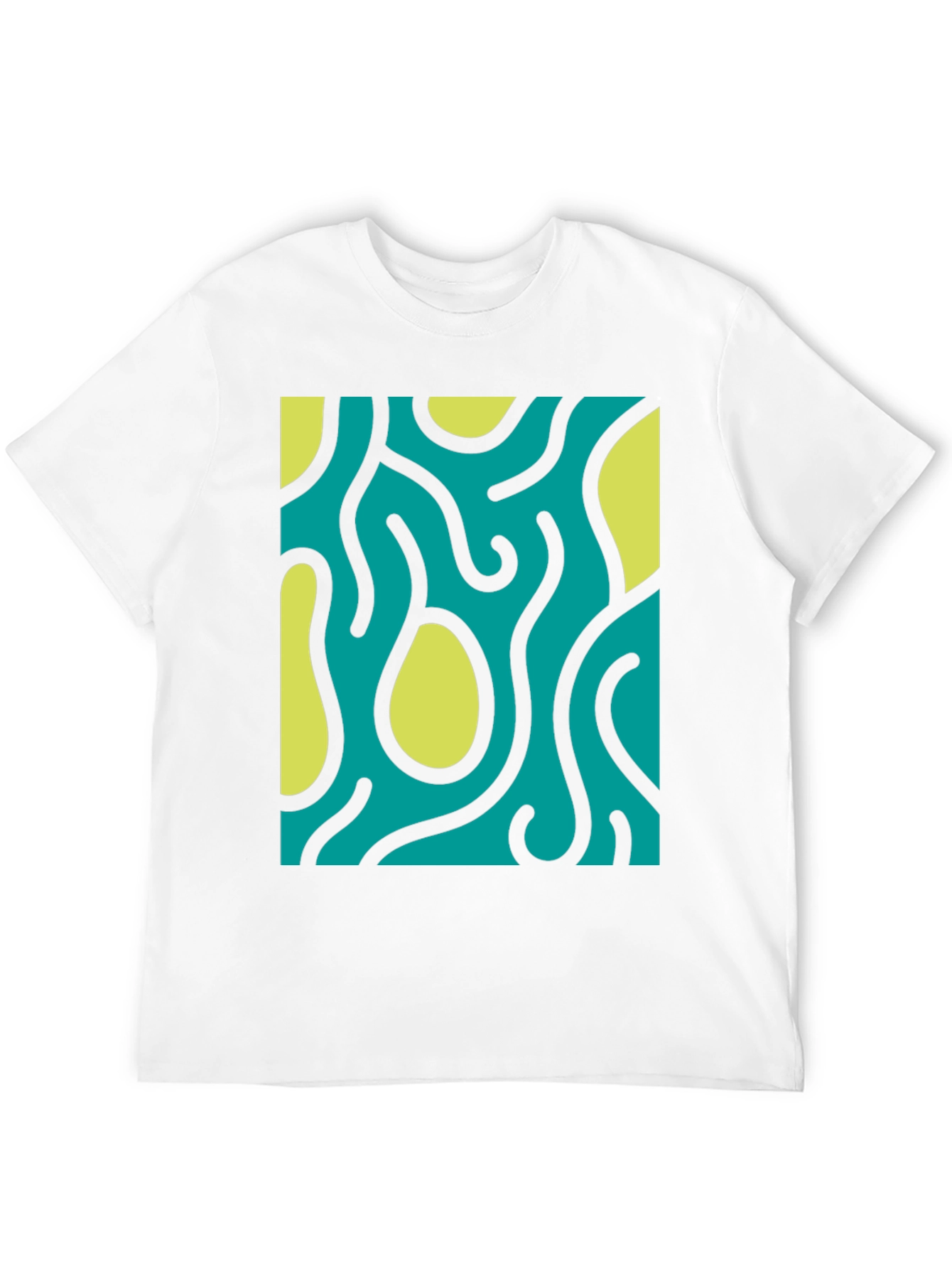 Abstract Pattern Graphic T-Shirt - Stylish Casual Wear