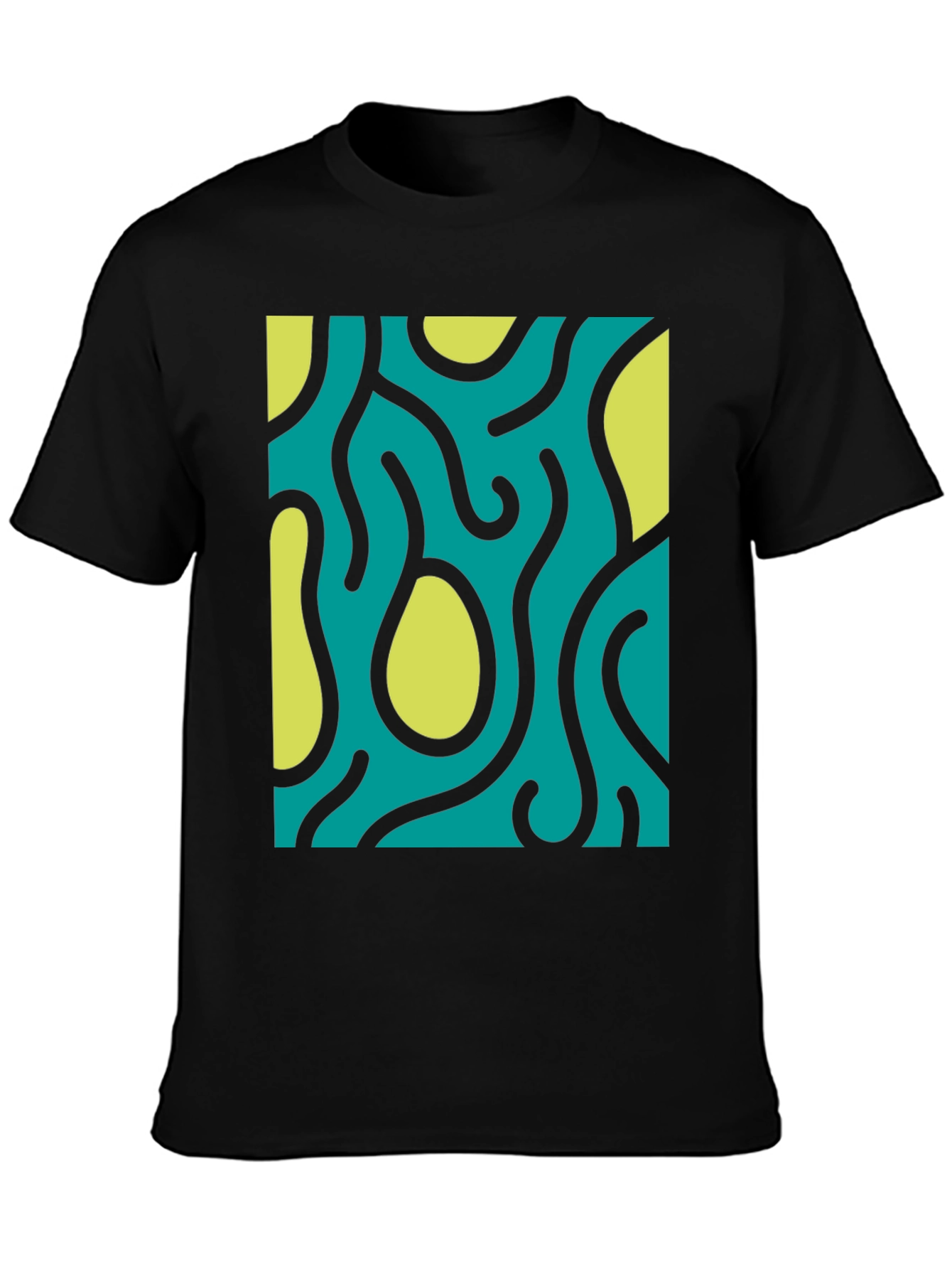 Abstract Pattern Graphic T-Shirt - Stylish Casual Wear