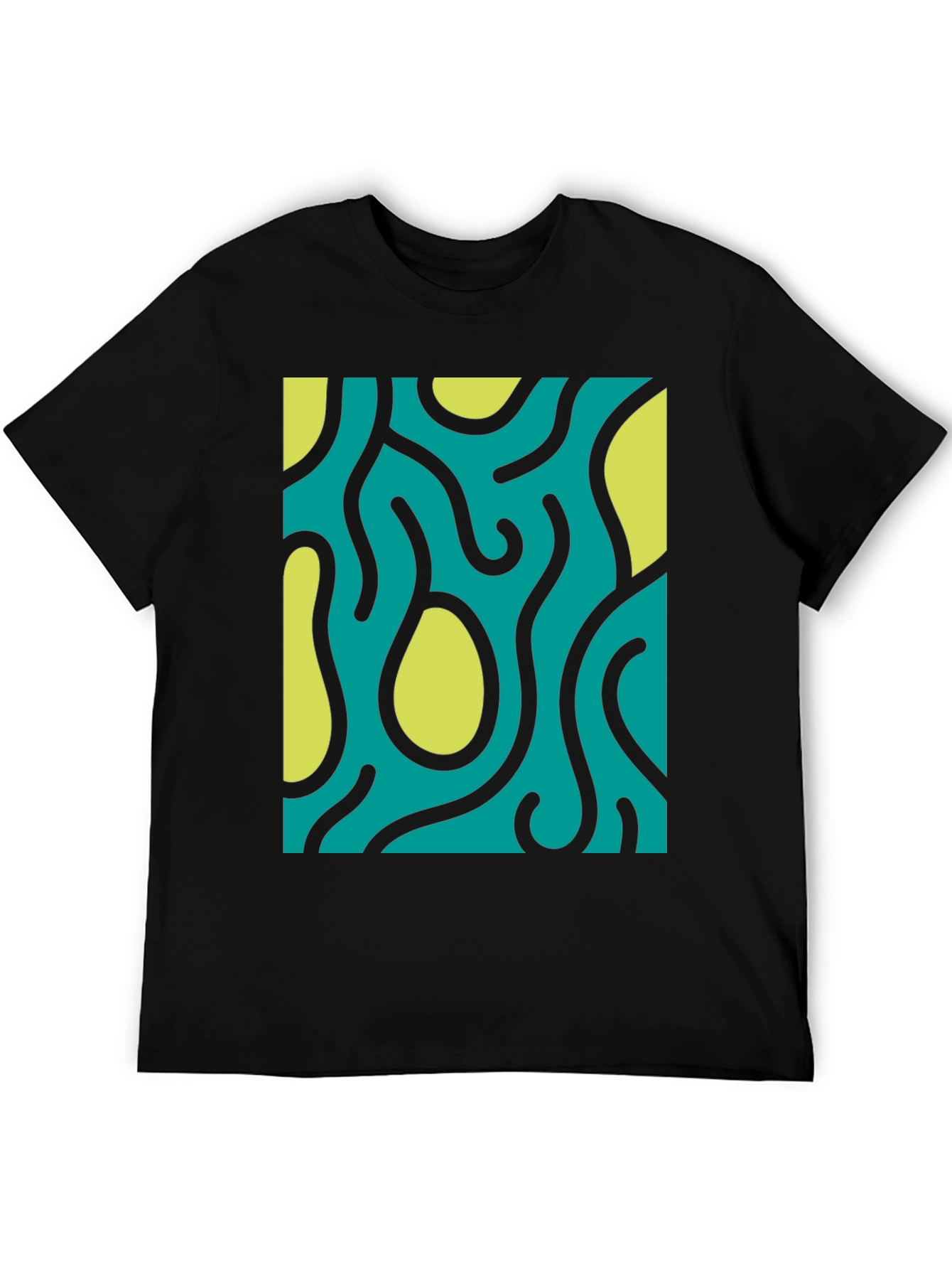 Abstract Pattern Graphic T-Shirt - Stylish Casual Wear