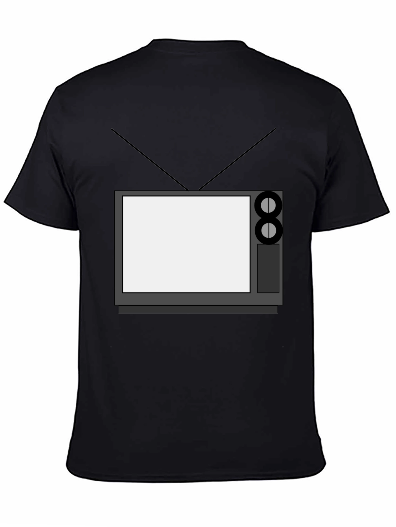 Retro TV Graphic Tee - Classic Television Style