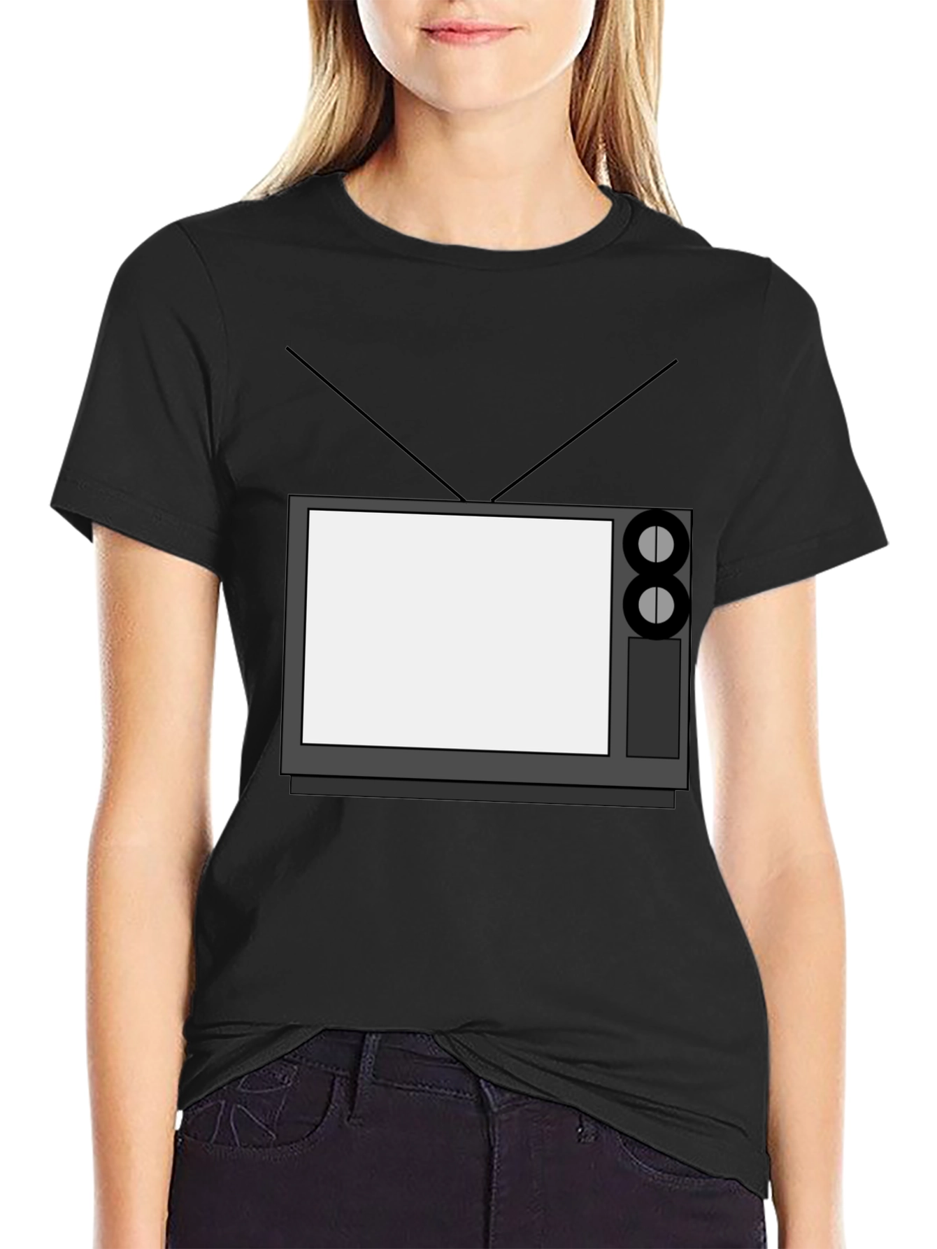 Retro TV Graphic Tee - Classic Television Style