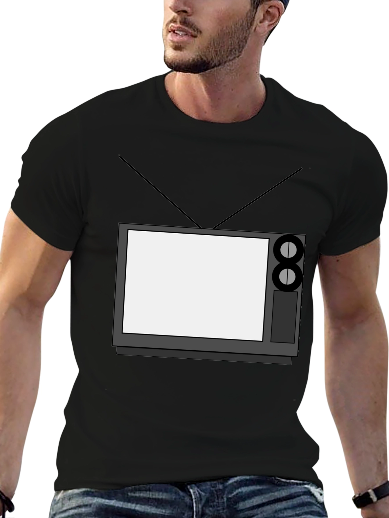 Retro TV Graphic Tee - Classic Television Style
