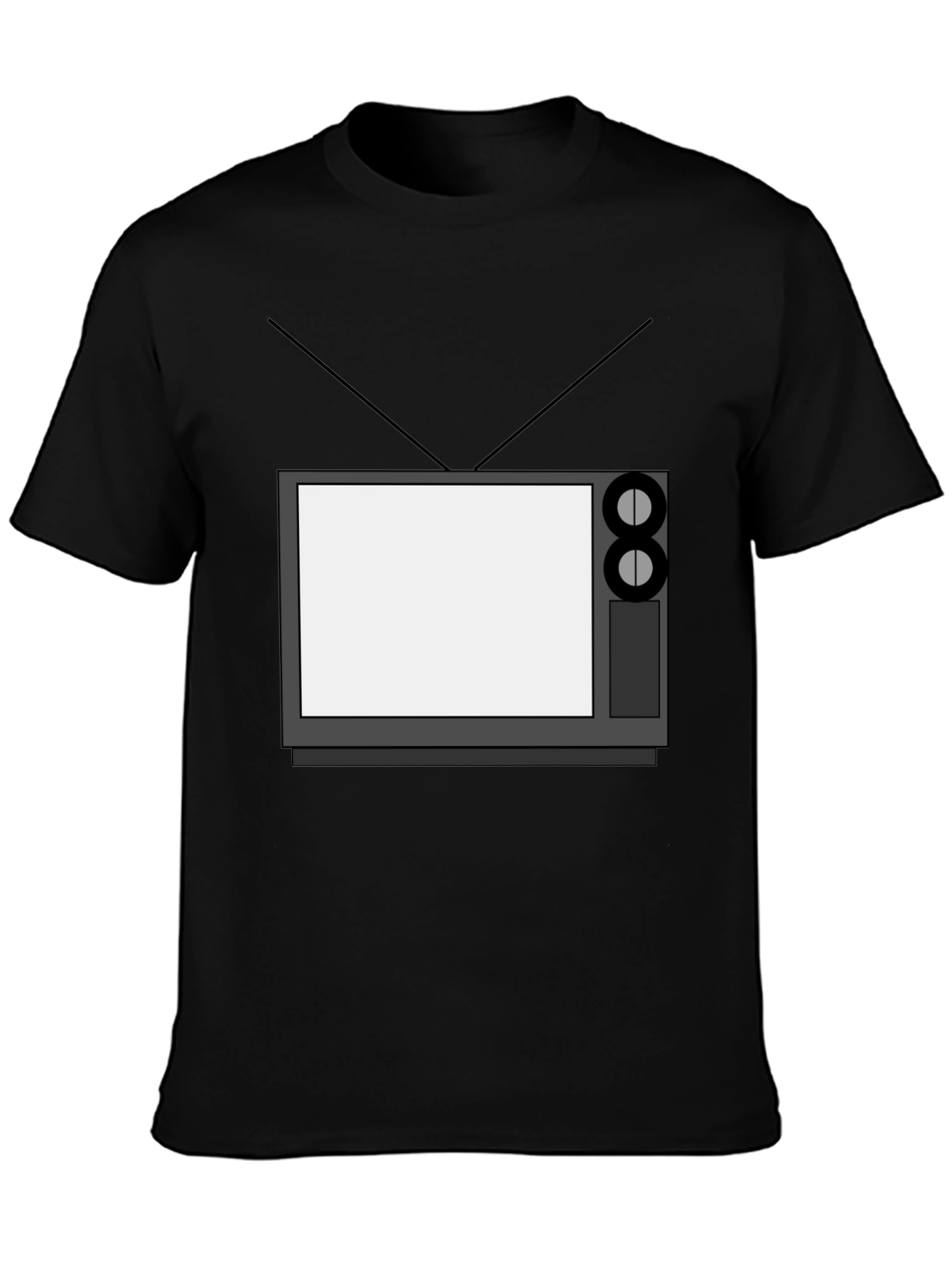 Retro TV Graphic Tee - Classic Television Style