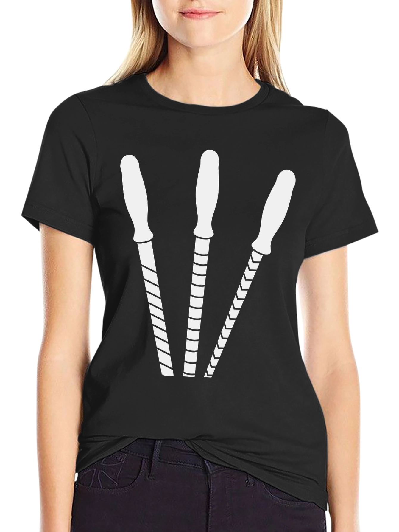 Graphic T-Shirt with File Tool Design