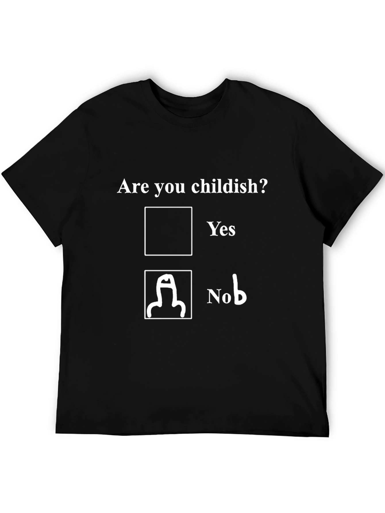 Childish Humor T-Shirt:  Adult Joke Tee