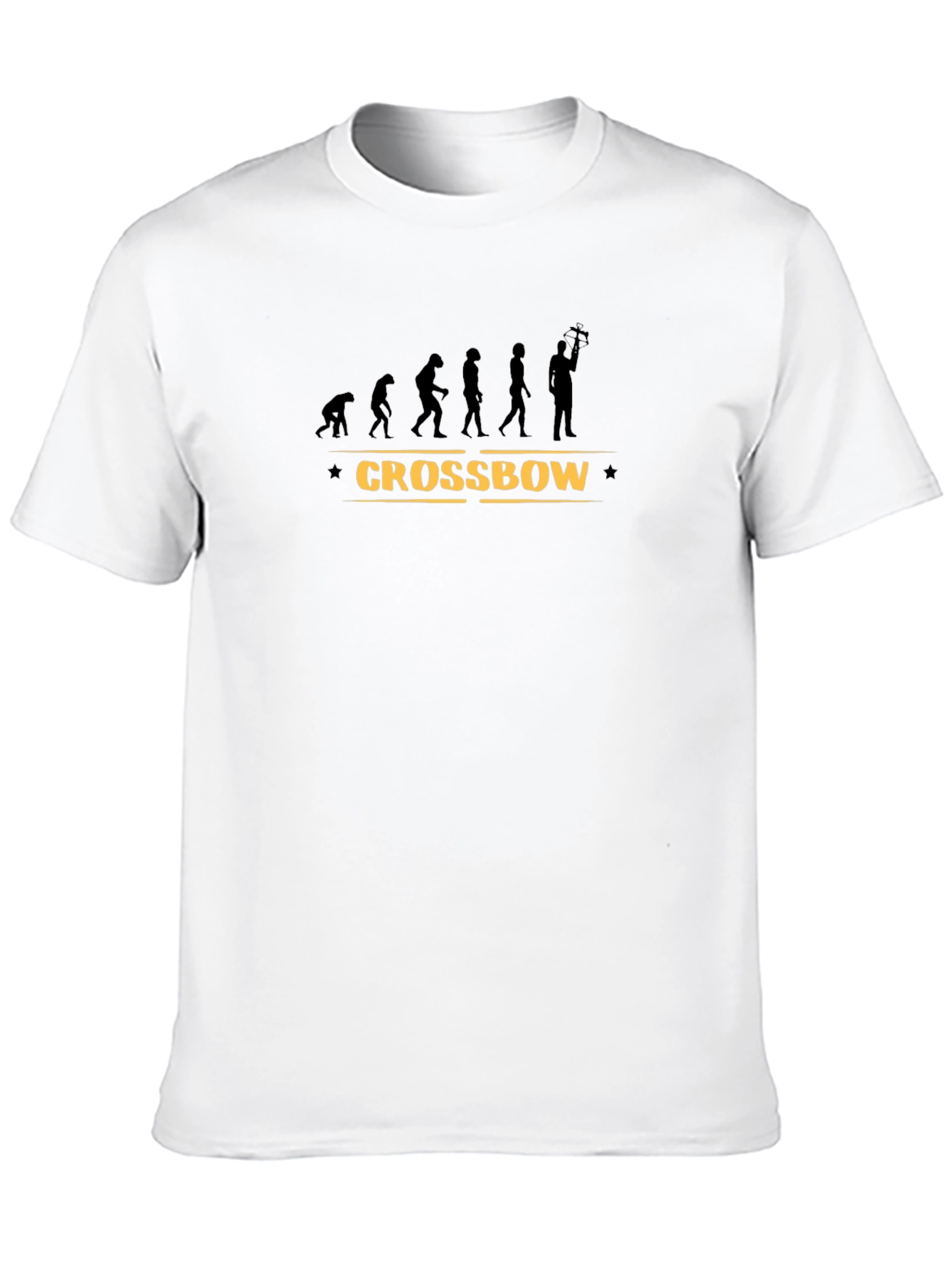 Crossbow Evolution Graphic T-Shirt - Black Cotton Tee