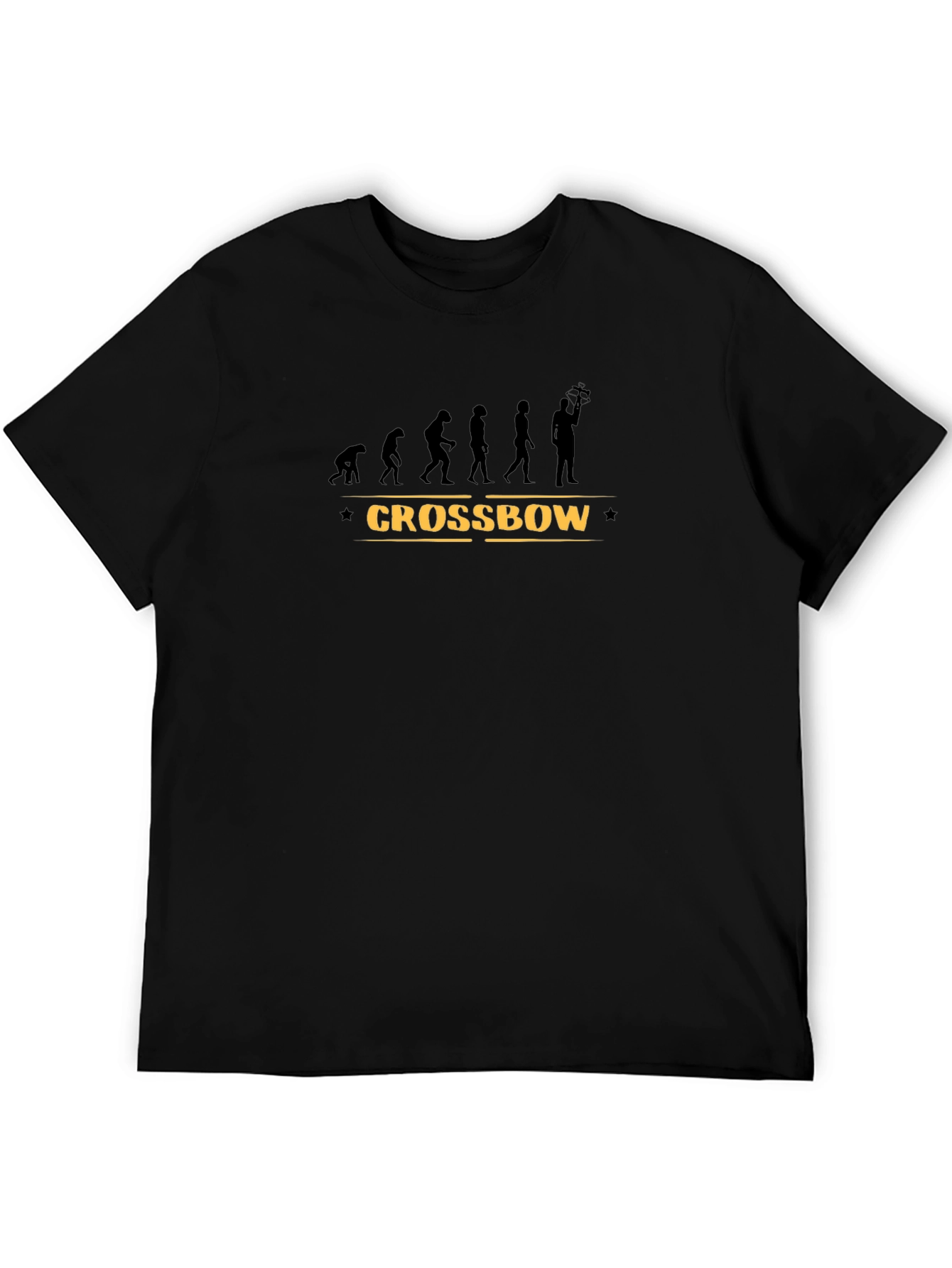 Crossbow Evolution Graphic T-Shirt - Black Cotton Tee