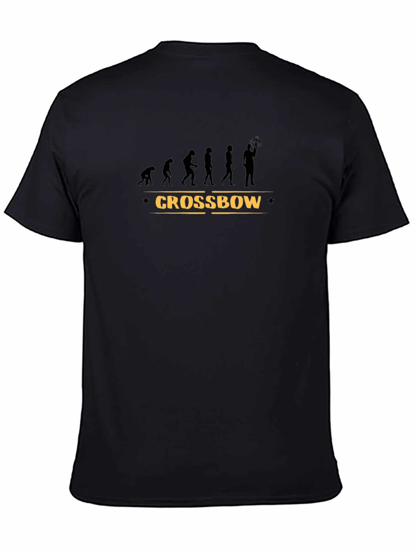 Crossbow Evolution Graphic T-Shirt - Black Cotton Tee