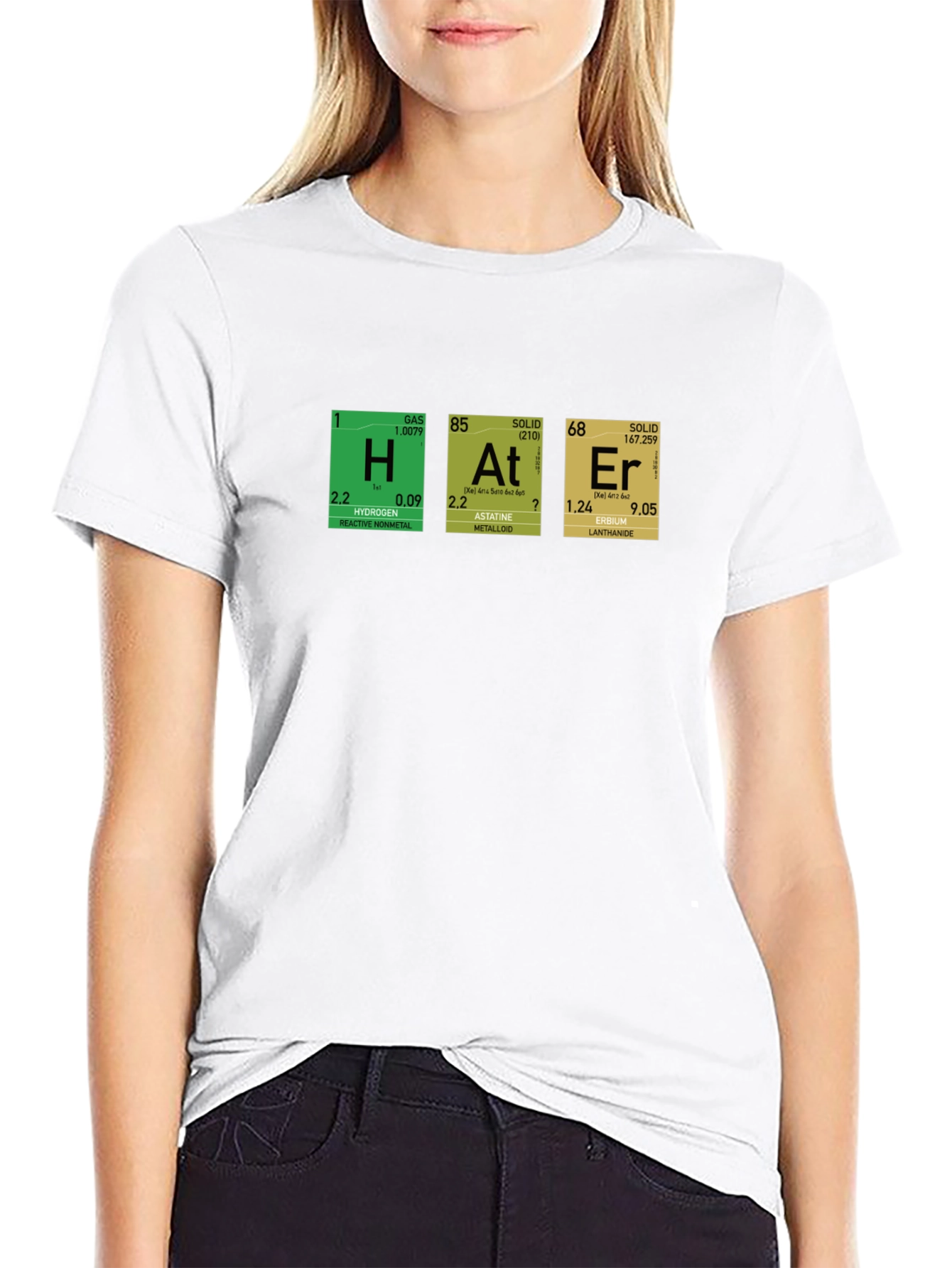 HAtEr Periodic Table Funny T-Shirt