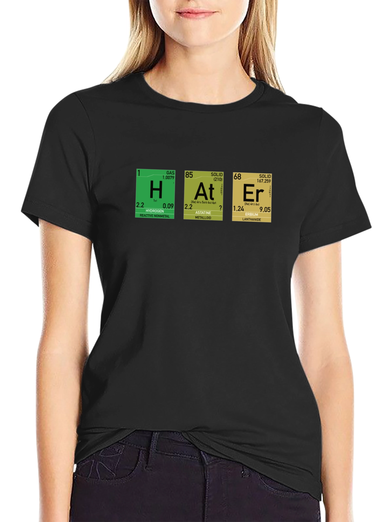 HAtEr Periodic Table Funny T-Shirt
