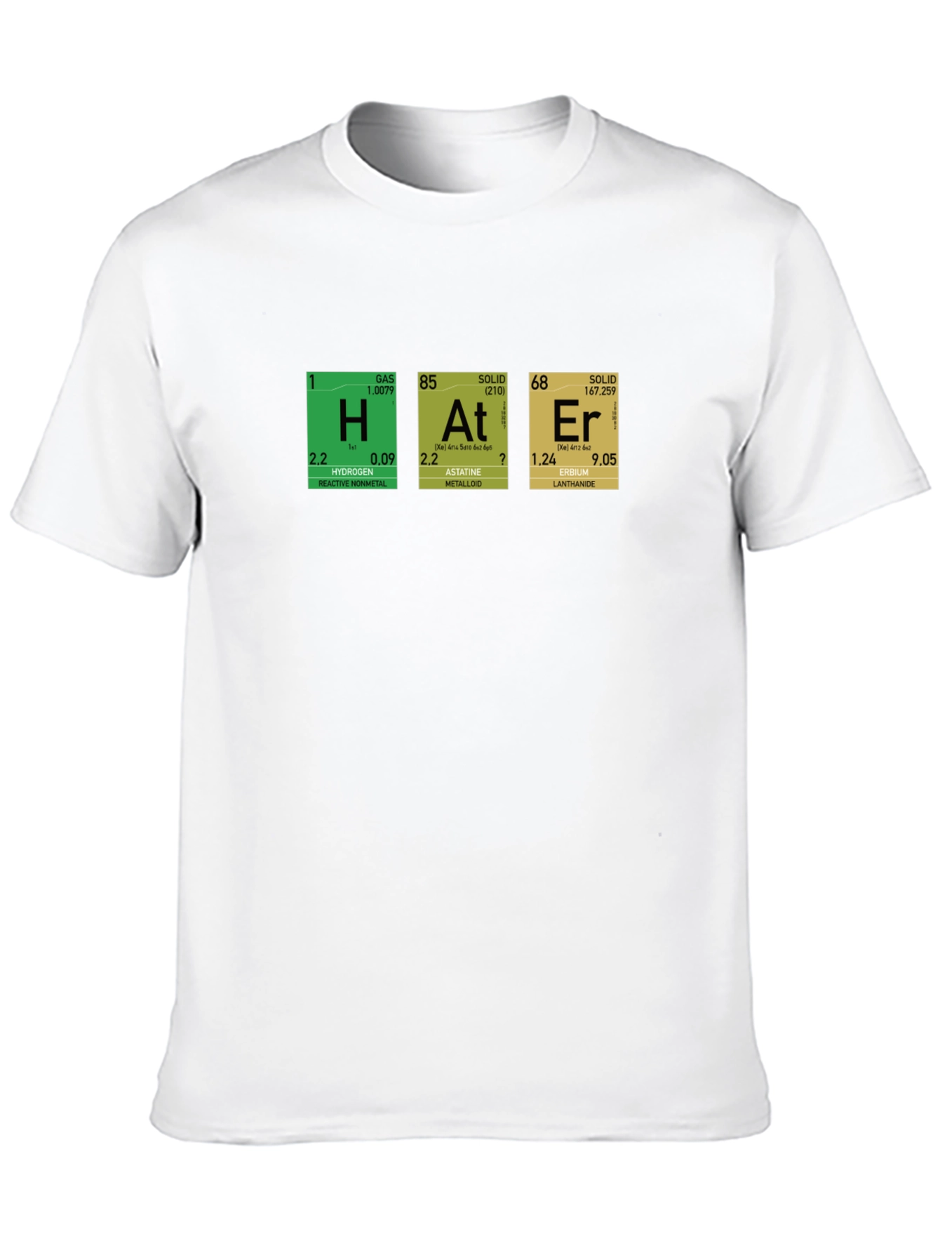 HAtEr Periodic Table Funny T-Shirt