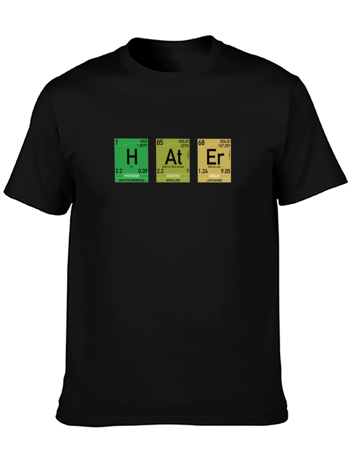 HAtEr Periodic Table Funny T-Shirt