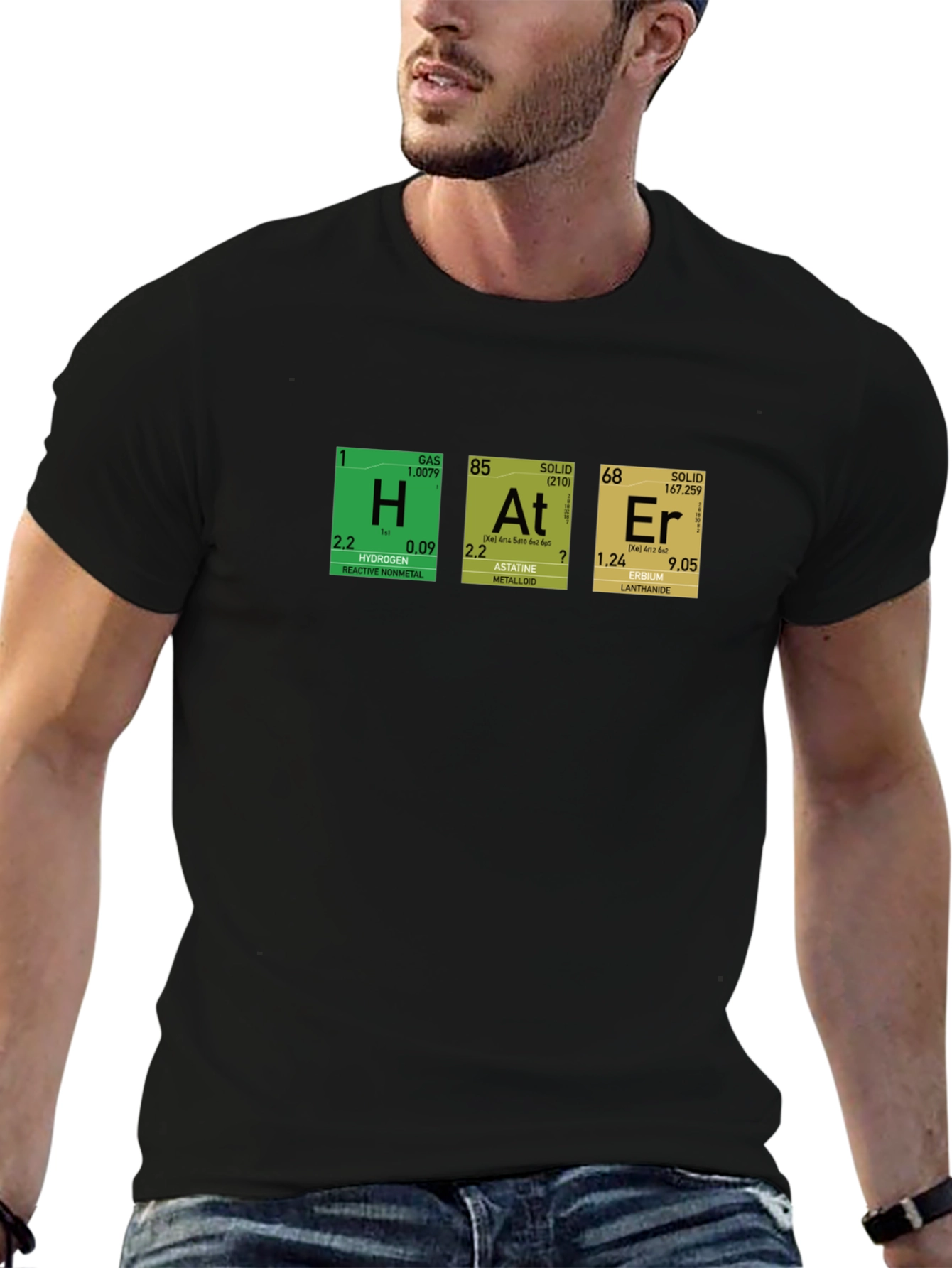 HAtEr Periodic Table Funny T-Shirt