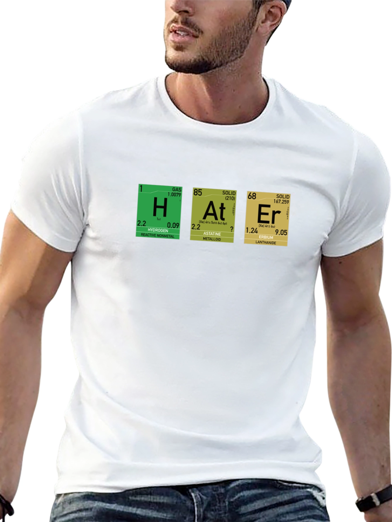 HAtEr Periodic Table Funny T-Shirt