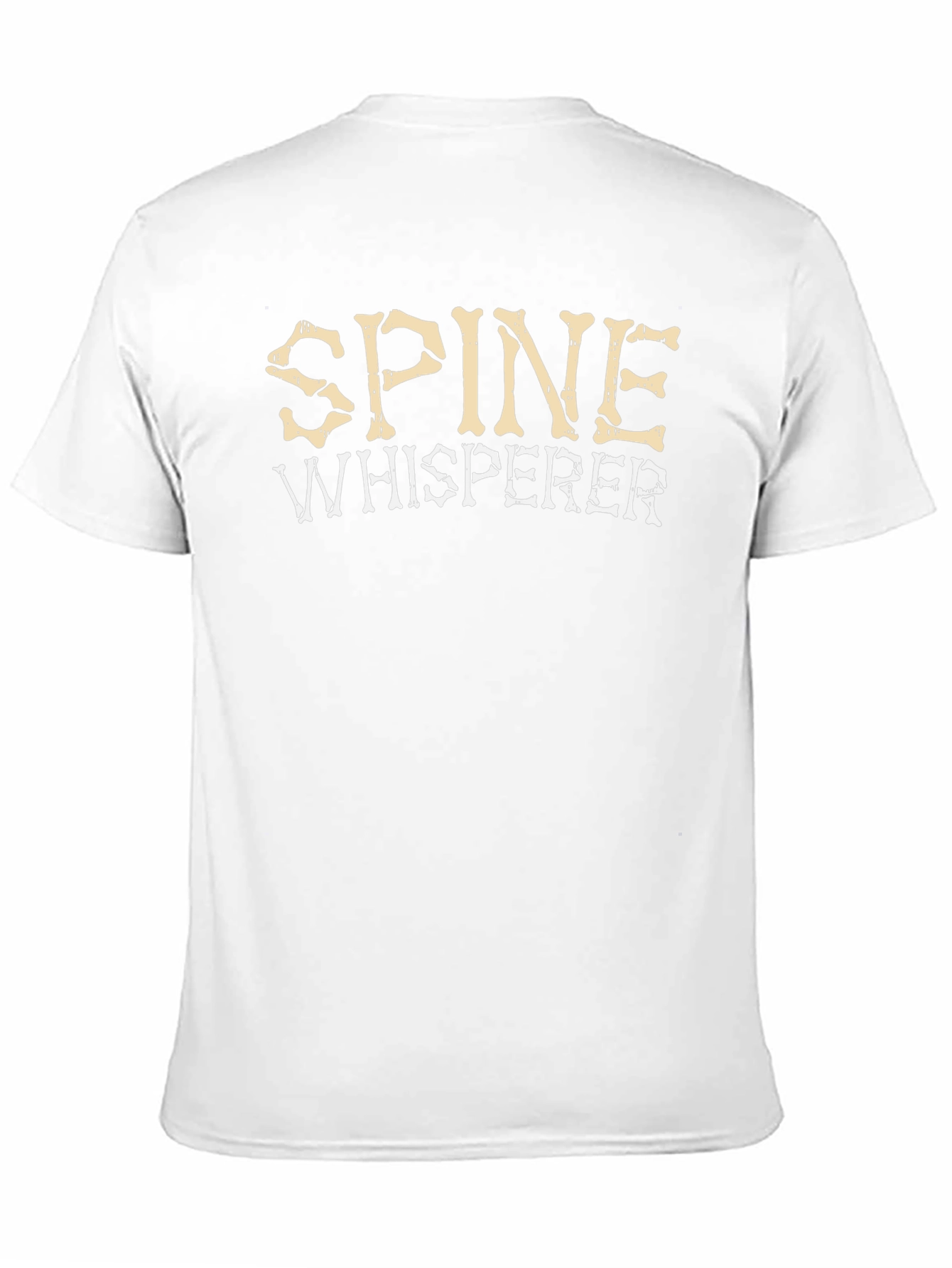 Spine Whisperer Graphic Tee - Black Cotton T-Shirt