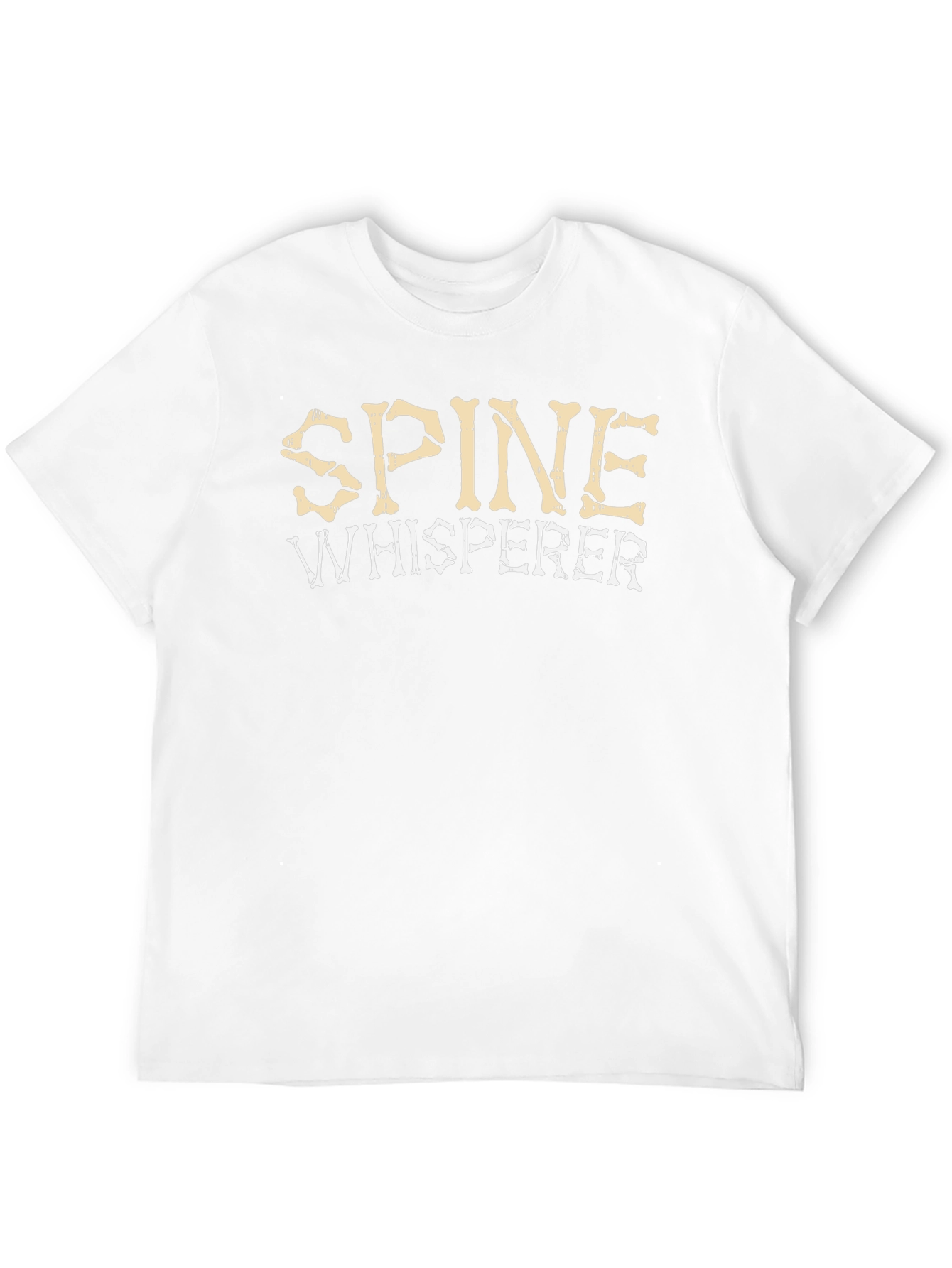 Spine Whisperer Graphic Tee - Black Cotton T-Shirt