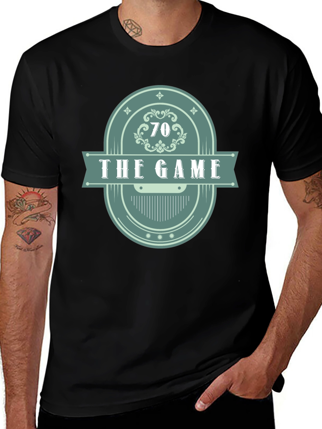 The Game 70 Tee - Stylish Graphic Print T-Shirt