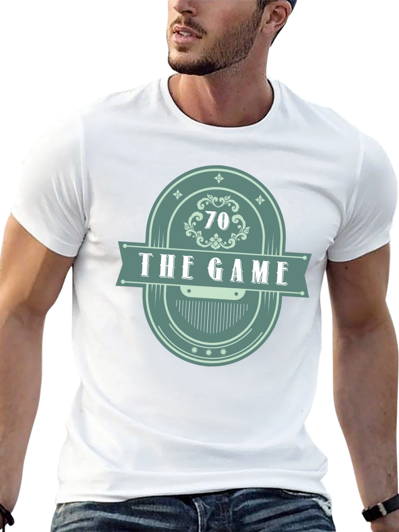 The Game 70 Tee - Stylish Graphic Print T-Shirt