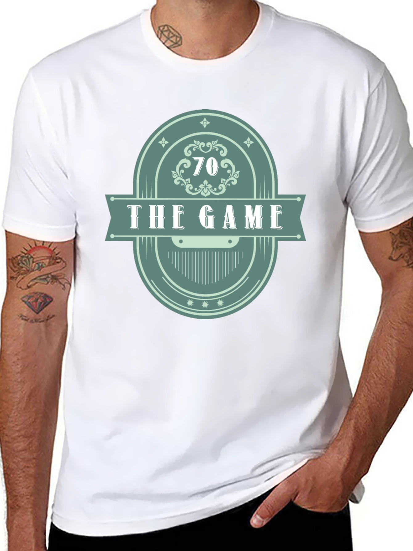 The Game 70 Tee - Stylish Graphic Print T-Shirt