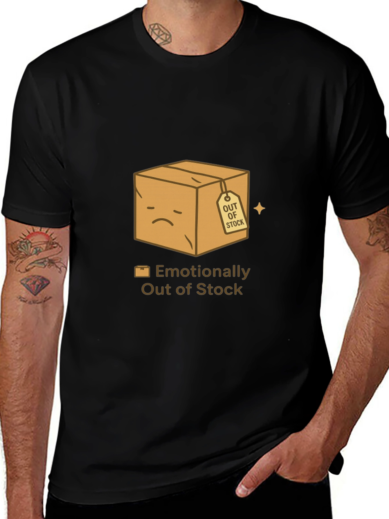 Emotionally Out of Stock Graphic Tee