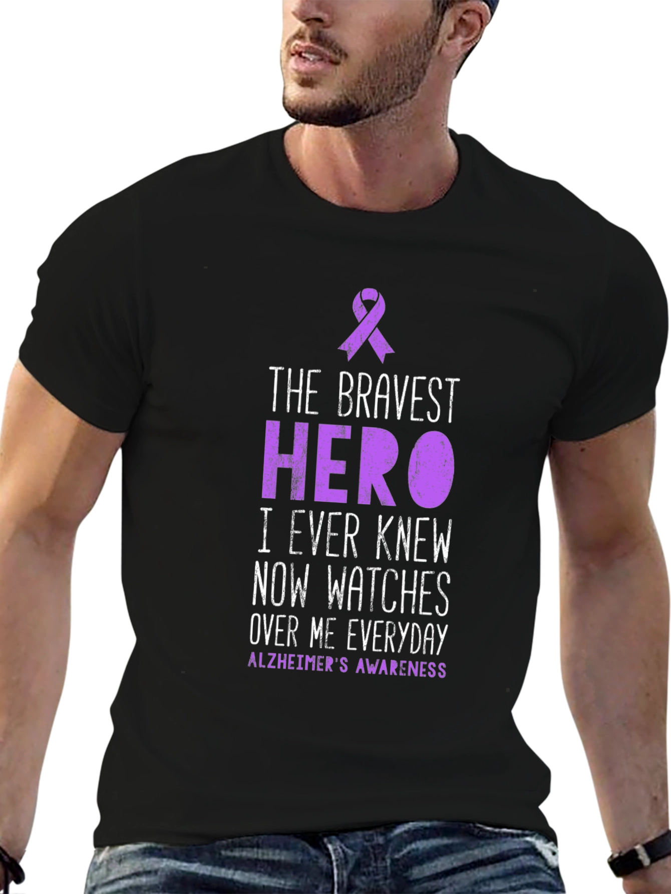 Alzheimers Awareness T-Shirt - Hero Tribute