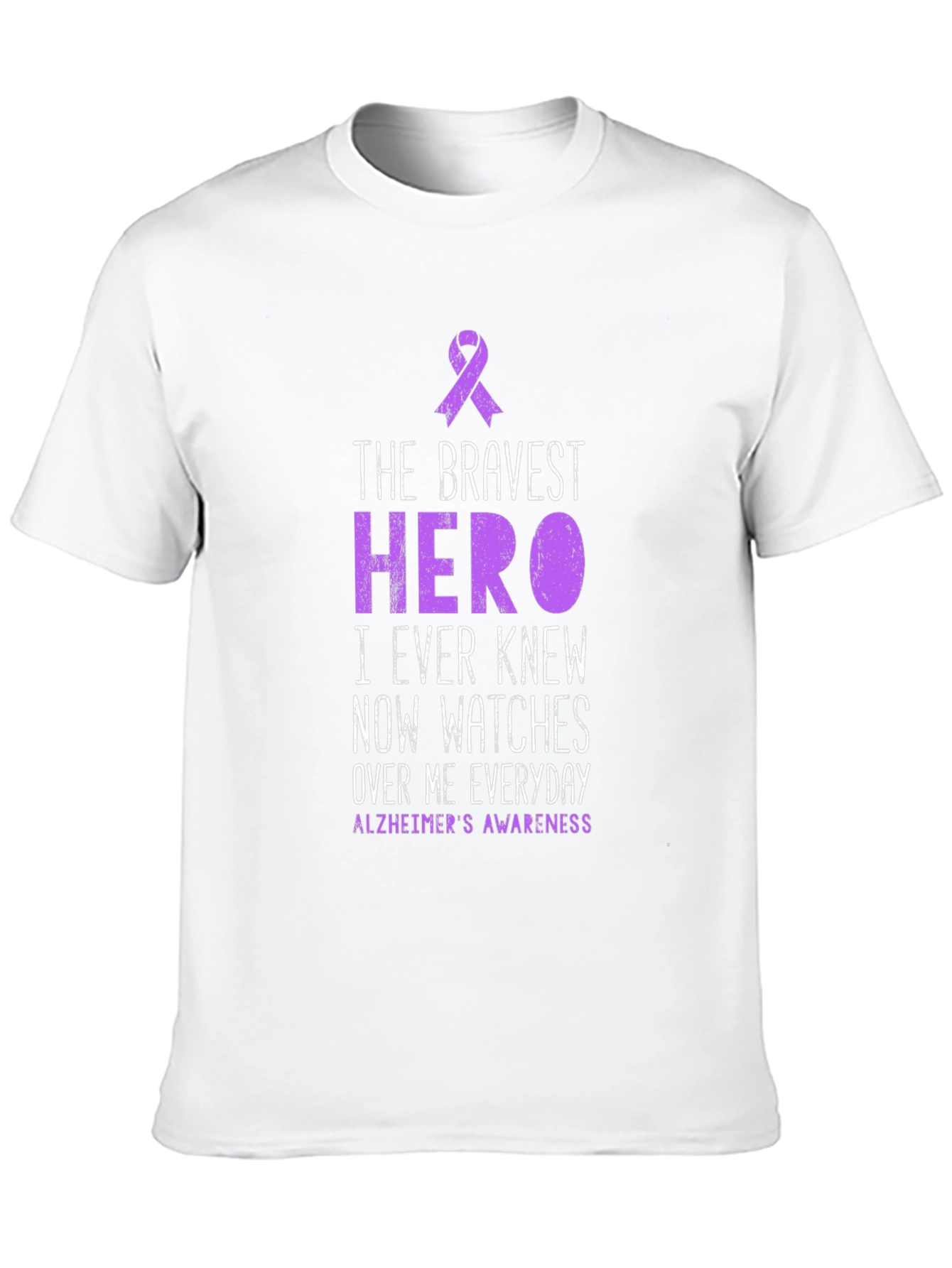Alzheimers Awareness T-Shirt - Hero Tribute