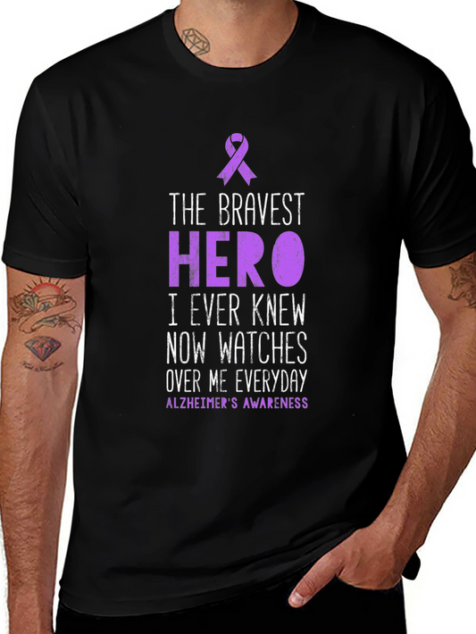 Alzheimers Awareness T-Shirt - Hero Tribute