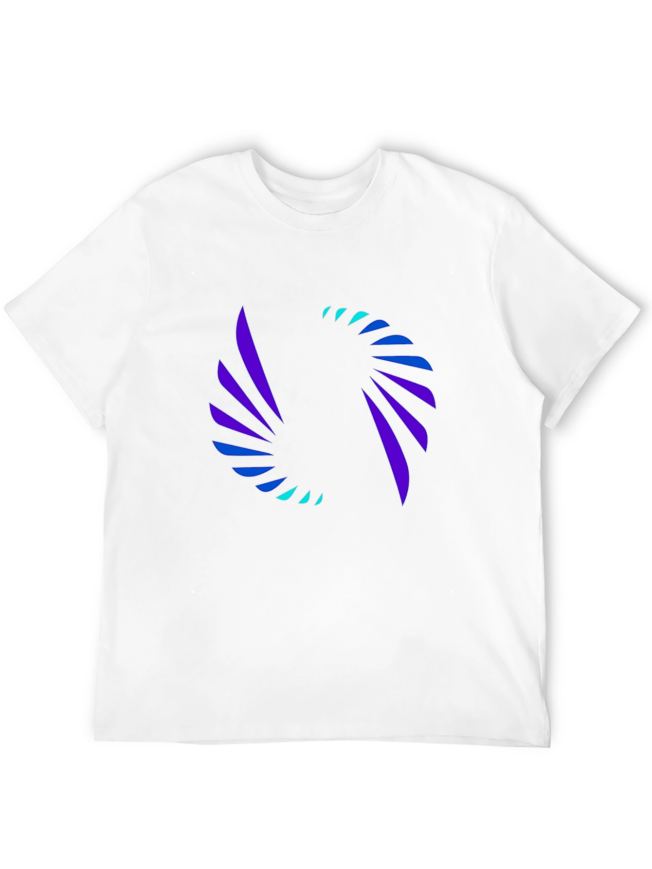 Abstract Swirl Graphic Tee - Modern Black T-Shirt