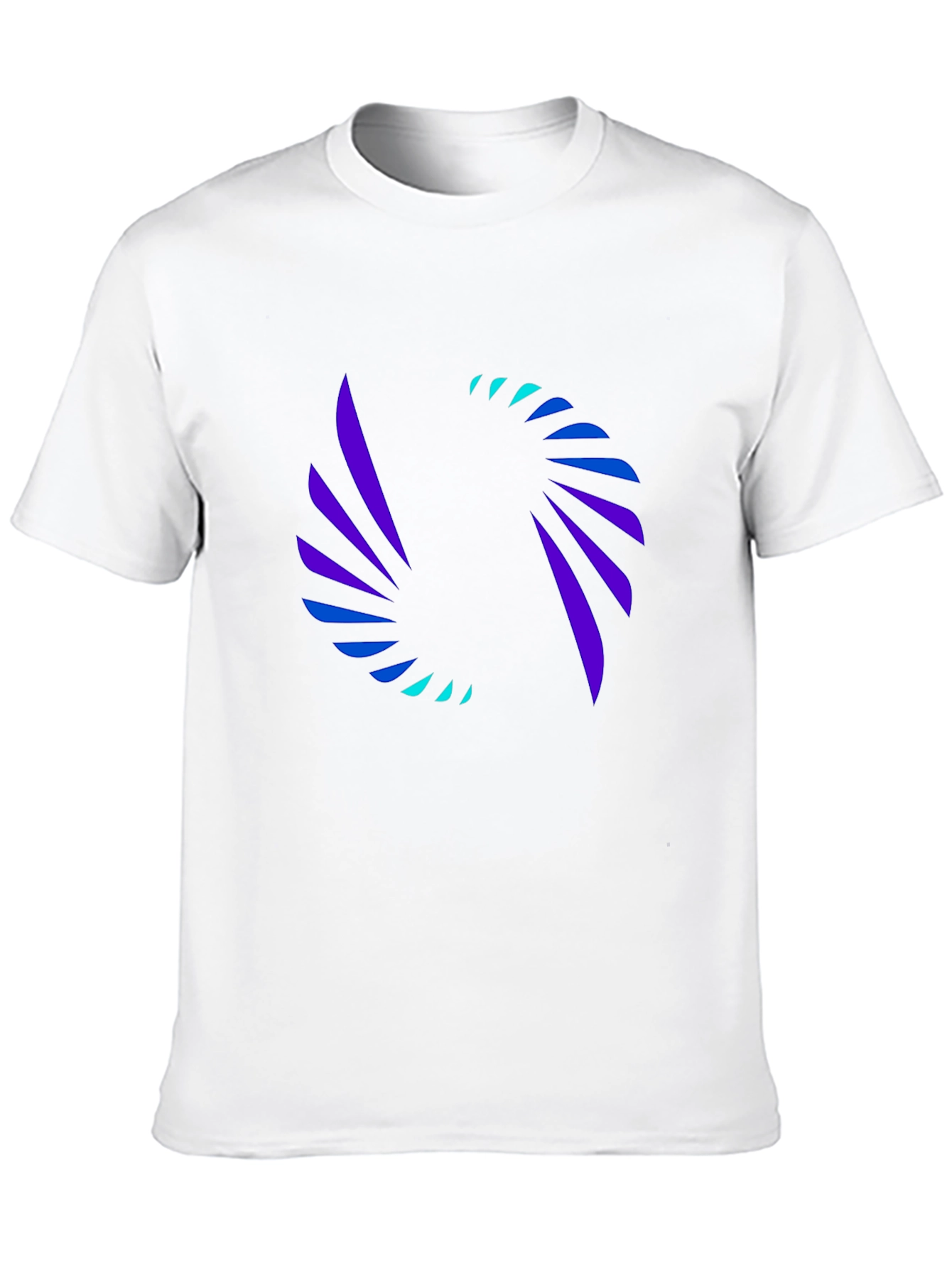 Abstract Swirl Graphic Tee - Modern Black T-Shirt