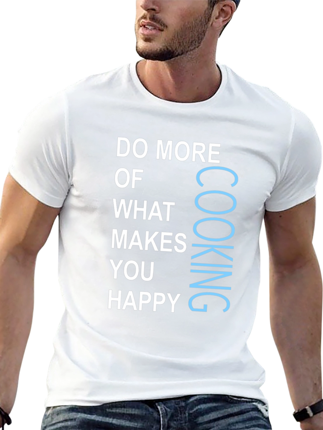 Cooking Makes You Happy Graphic T-Shirt