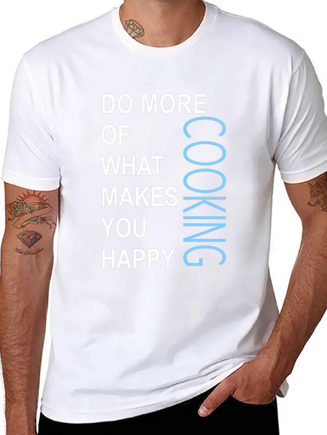 Cooking Makes You Happy Graphic T-Shirt