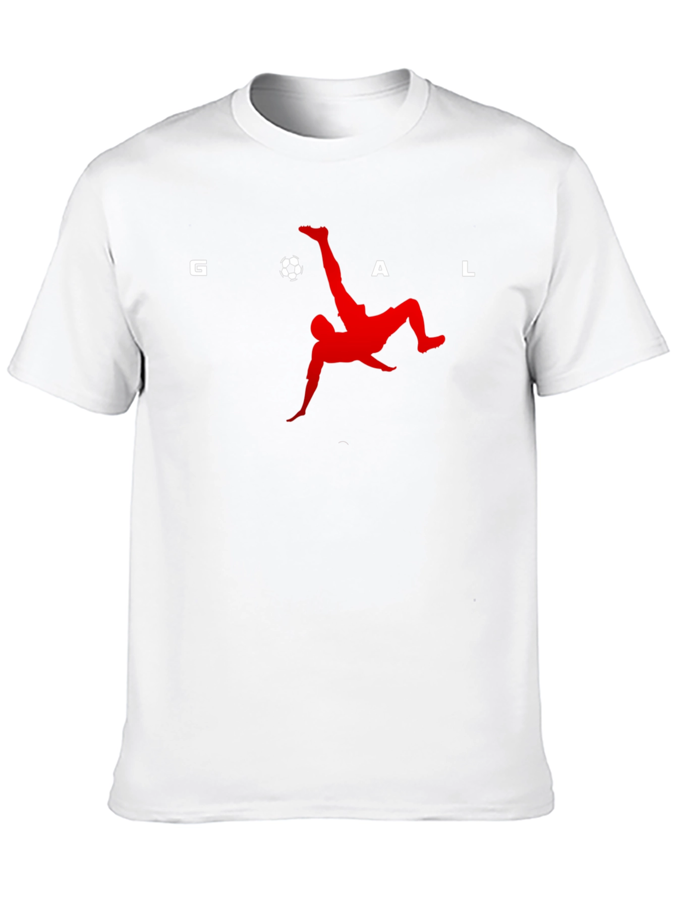 Goal! Soccer Bicycle Kick Graphic Tee - Black