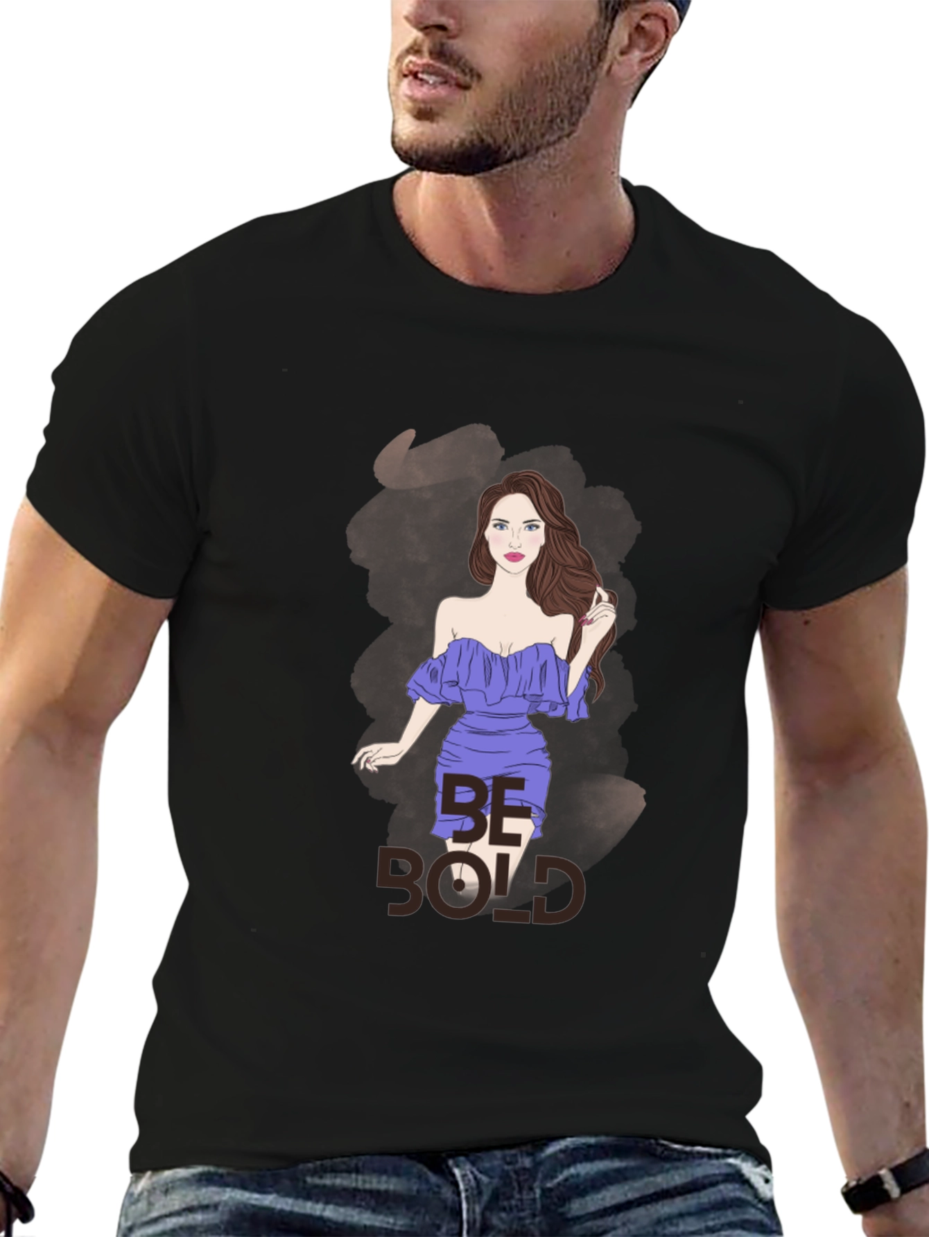 Be Bold Graphic Tee - Stylish Womens Design