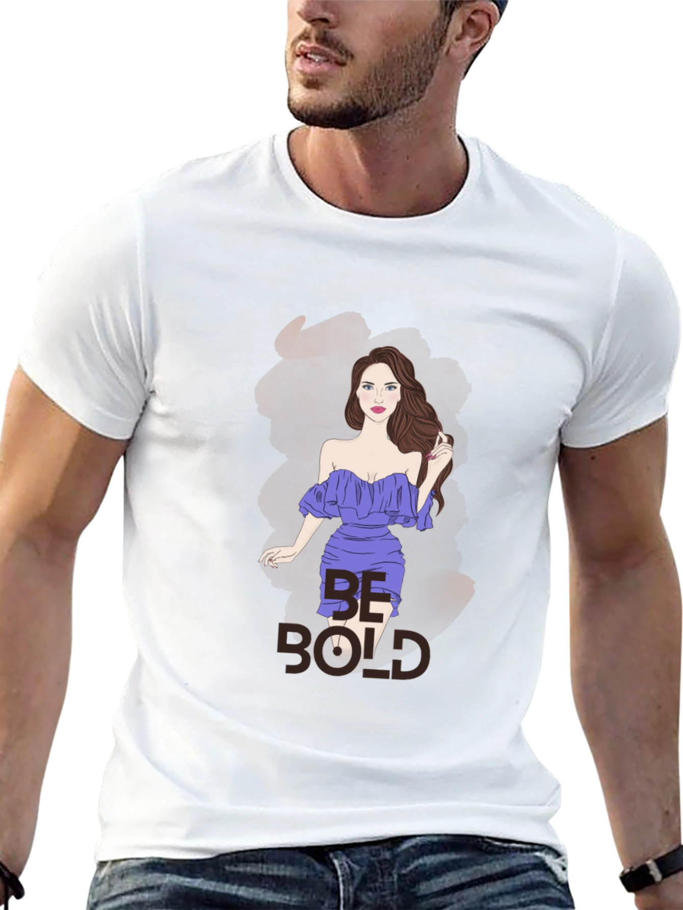 Be Bold Graphic Tee - Stylish Womens Design