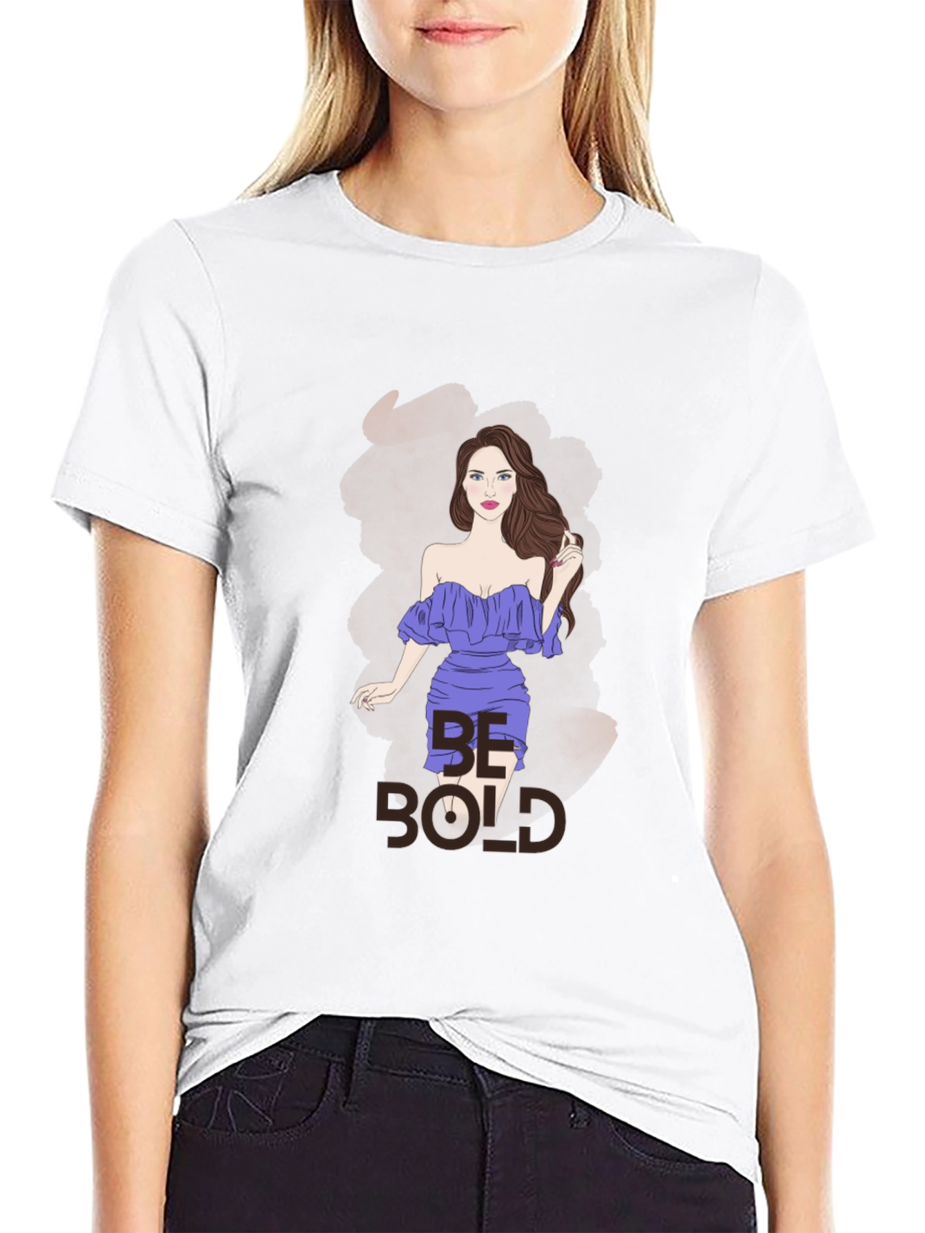 Be Bold Graphic Tee - Stylish Womens Design