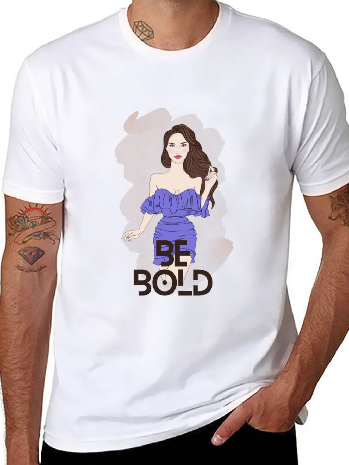 Be Bold Graphic Tee - Stylish Womens Design